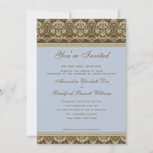 Invitación a bodas antiguas :: polvo