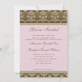 Invitación a bodas antiguas :: sonrojar