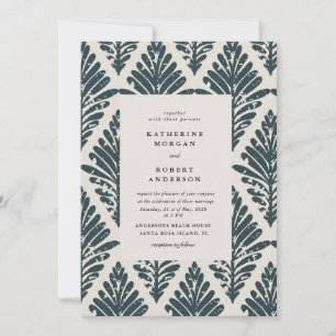Invitación a bodas con presupuesto vintage de Bohe