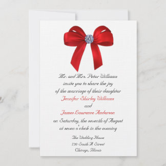 Invitación a bodas de arcos y diamantes