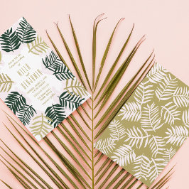 Invitación a bodas de destino de Palm Getaway