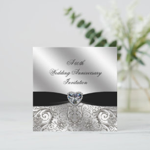 Invitación a Bodas de Diamante por 60º Aniversario