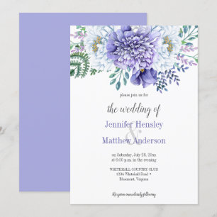 Invitación a bodas de fondo de peony Passion Laven
