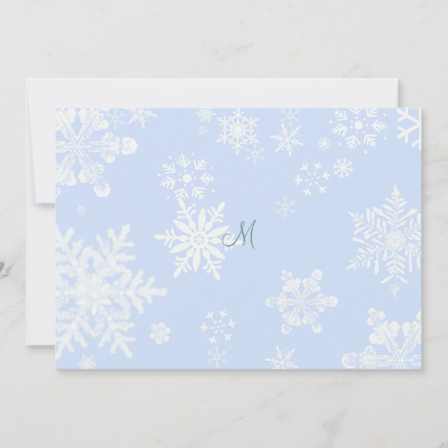 Invitación a bodas de nieve (Anverso)