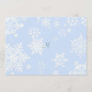 Invitación a bodas de nieve