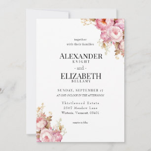 Invitación a bodas de novias ruidosas