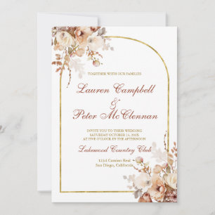 Invitación a bodas en Boho