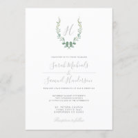 Invitación a bodas en casa de campo Eucalyptus
