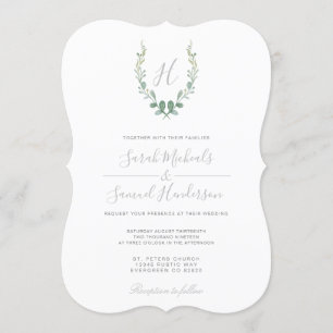 Invitación a bodas en casa de campo Eucalyptus