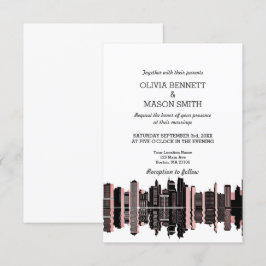 Invitación a bodas en el paisaje urbano de las Mam