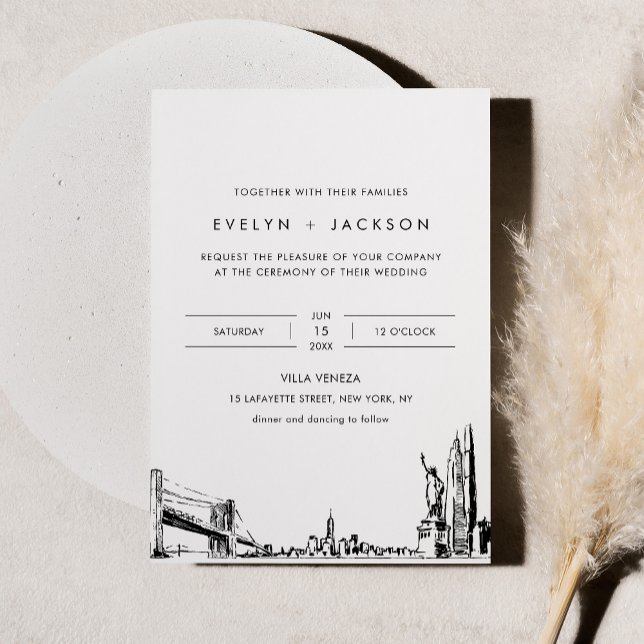 Invitación a bodas en el Skyline de la ciudad de N (Subido por el creador)