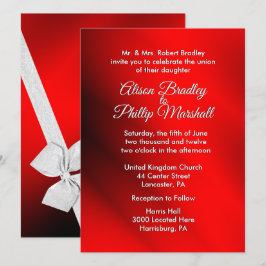 Invitación a bodas en torno al tema de los Navidad