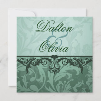 Invitación a bodas florales en Brocade