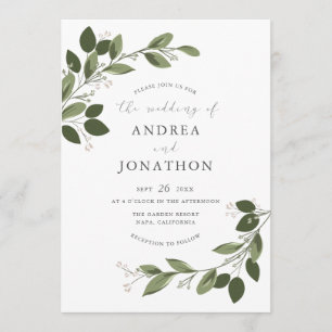 Invitación a bodas para sorbos de rubor