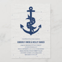 Invitación a bodas rusticas/Armada