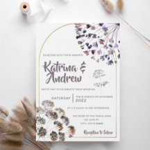 Invitación a Boho Floral Wedding