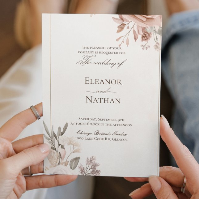 Invitación a Boho Purple Wedding (Subido por el creador)