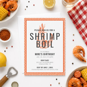 Invitación a Boil de Camarones
