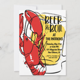 Invitación a Boil de Cangrejos