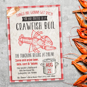 Invitación a Boil de Cangrejos de Río