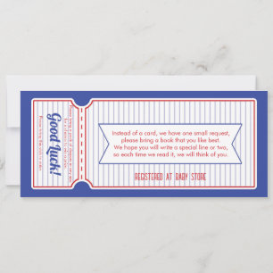 Invitación a boletos de béisbol