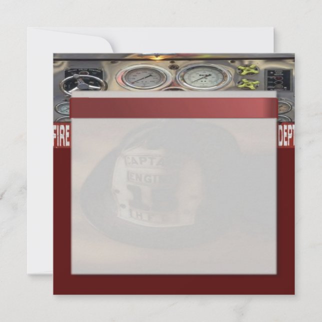 Invitación a bomberos (Anverso)