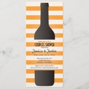 Invitación a botellas de vino