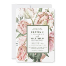 Invitación a Bouquet Tulip de Primavera