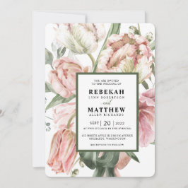 Invitación a Bouquet Tulip de Primavera