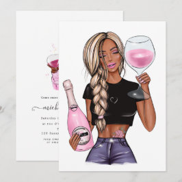 Invitación a Bridal Shower de Cata de Vinos