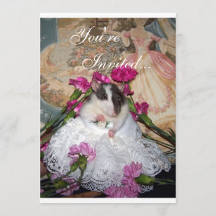 Invitación a Bride Trudy Rat
