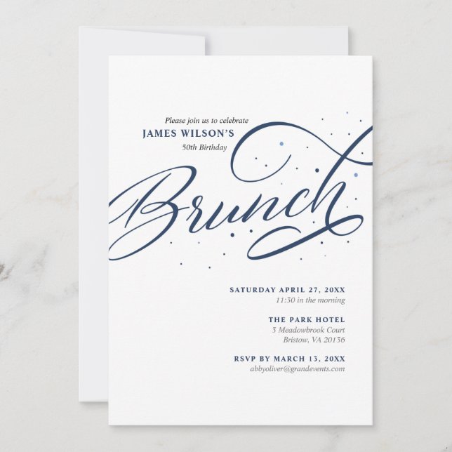 Invitación a Brunch (Anverso)