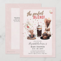Invitación a brunch Baby Shower de café Adorable