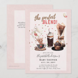 Invitación a brunch Baby Shower de café Adorable