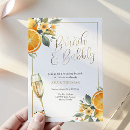 Invitación a brunch Boda brunch y bubbly