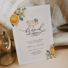 Invitación a brunch Boda brunch y bubbly