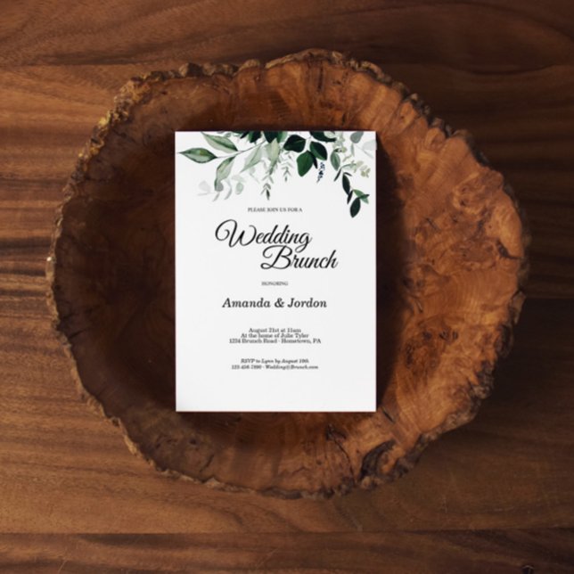 Invitación a brunch Boda neutro (Subido por el creador)