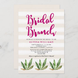 Invitación a Brunch Bridal de Glam Cactus