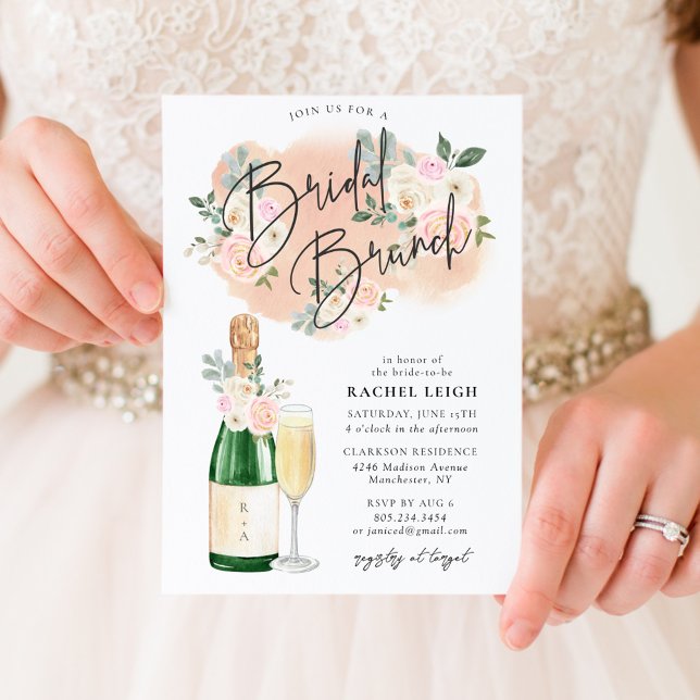 Invitación a Brunch Bridal Dreamy Floral V2 (Subido por el creador)
