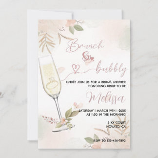 Invitación a Brunch & Bubbly