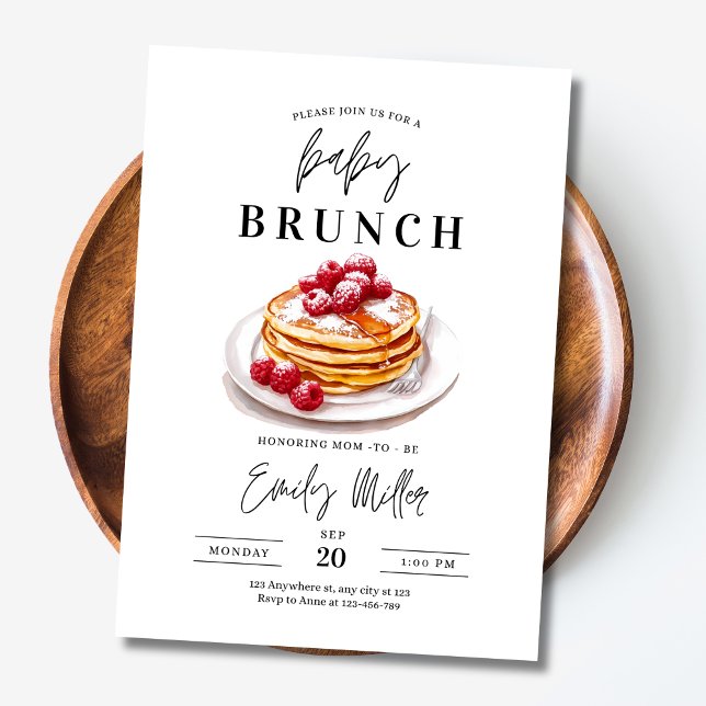Invitación a brunch de baby shower, fiesta de desa (Subido por el creador)