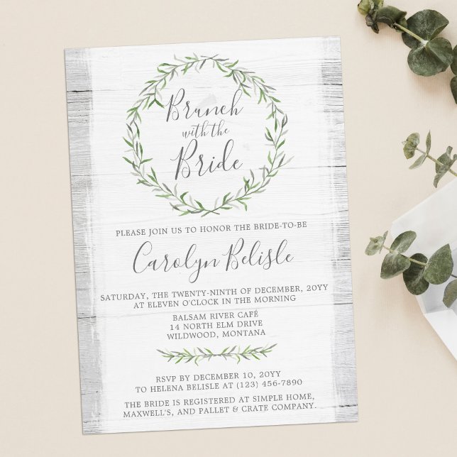 Invitación a brunch de baño de ducha de novia de g (Subido por el creador)