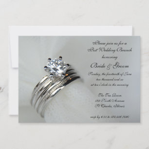 Invitación a brunch de boda tras matrimonio