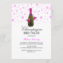 Invitación a Brunch de Champán para Despedida de S