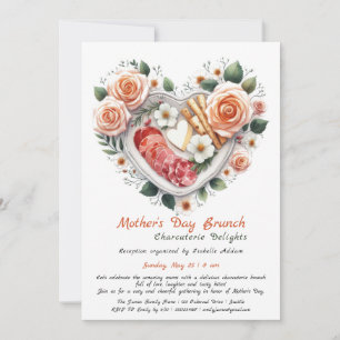 Invitación a Brunch de Charcutería del Día de la M
