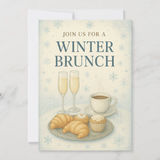 Invitación a Brunch de Invierno | Escarcha Elegant