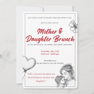 Invitación a Brunch de Madre e Hija