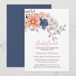 Invitación a brunch de novias de la Marina de Cora