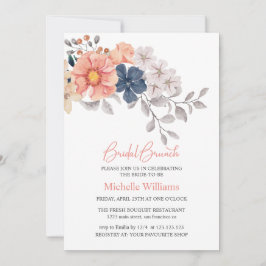 Invitación a brunch de novias de la Marina de Cora