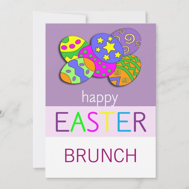 Invitación a Brunch de Pascua (Anverso)